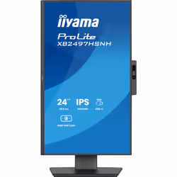 iiyama ProLite XB2497HSNH-B1 24IN IPS LCD 4MS 1920X1080 350CD/M2 HDMI/DP/USB 2 Monitor PC 60,5 cm (23.8") 1920 x 1080 Pixel Full HD Nero - Vista aggiuntiva 4