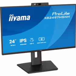 iiyama ProLite XB2497HSNH-B1 24IN IPS LCD 4MS 1920X1080 350CD/M2 HDMI/DP/USB 2 Monitor PC 60,5 cm (23.8") 1920 x 1080 Pixel Full HD Nero - Vista aggiuntiva 6