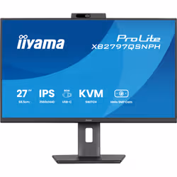 iiyama ProLite XB2797QSNPH-B1 27IN IPS LCD 4MS 2560X1440 350CD/M2 HDMI/DP/USB 2 Monitor PC 68,6 cm (27") 2560 x 1440 Pixel Quad HD Nero - Vista aggiuntiva 3