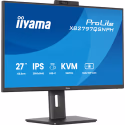 iiyama ProLite XB2797QSNPH-B1 27IN IPS LCD 4MS 2560X1440 350CD/M2 HDMI/DP/USB 2 Monitor PC 68,6 cm (27") 2560 x 1440 Pixel Quad HD Nero - Vista aggiuntiva 5