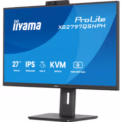 iiyama ProLite XB2797QSNPH-B1 27IN IPS LCD 4MS 2560X1440 350CD/M2 HDMI/DP/USB 2 Monitor PC 68,6 cm (27") 2560 x 1440 Pixel Quad HD Nero - Vista aggiuntiva 7