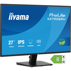 iiyama ProLite X2792QSU-B1 Monitor PC 68,6 cm (27") 2560 x 1440 Pixel Quad HD Nero