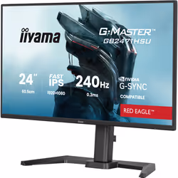 iiyama G-MASTER GB2471HSU-B1 Monitor PC 60,5 cm (23.8") 1920 x 1080 Pixel Full HD Nero - Vista aggiuntiva 3