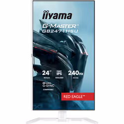 iiyama G-MASTER GB2471HSU-W1 Monitor PC 60,5 cm (23.8") 1920 x 1080 Pixel Bianco - Vista aggiuntiva 2
