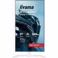 iiyama G-MASTER GB2771HSU-W1 Monitor PC 68,6 cm (27") 1920 x 1080 Pixel Bianco - Vista aggiuntiva 3