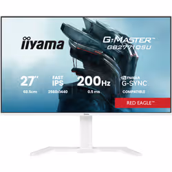 iiyama G-MASTER GB2771QSU-W1 Monitor PC 68,6 cm (27") 2560 x 1440 Pixel Wide Quad HD Bianco - Vista aggiuntiva 2