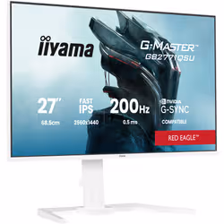 iiyama G-MASTER GB2771QSU-W1 Monitor PC 68,6 cm (27") 2560 x 1440 Pixel Wide Quad HD Bianco - Vista aggiuntiva 4