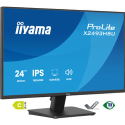 iiyama ProLite X2493HSU-B1 Monitor PC 60,5 cm (23.8") 1920 x 1080 Pixel Full HD Nero