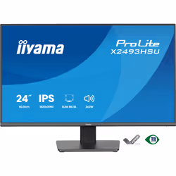 iiyama ProLite X2493HSU-B1 Monitor PC 60,5 cm (23.8") 1920 x 1080 Pixel Full HD Nero - Vista aggiuntiva 2