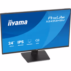 iiyama ProLite X2493HSU-B1 Monitor PC 60,5 cm (23.8") 1920 x 1080 Pixel Full HD Nero - Vista aggiuntiva 7