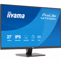 iiyama ProLite X2793QSU-B1 Monitor PC 68,6 cm (27") 2560 x 1440 Pixel Quad HD LED Nero - Vista aggiuntiva 4
