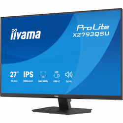 iiyama ProLite X2793QSU-B1 Monitor PC 68,6 cm (27") 2560 x 1440 Pixel Quad HD LED Nero - Vista aggiuntiva 5