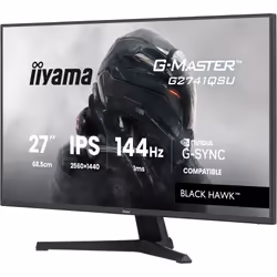 iiyama G-MASTER G2741QSU-B1 Monitor PC 68,6 cm (27") 2560 x 1440 Pixel Nero - Vista aggiuntiva 2