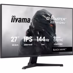 iiyama G-MASTER G2741QSU-B1 Monitor PC 68,6 cm (27") 2560 x 1440 Pixel Nero - Vista aggiuntiva 3