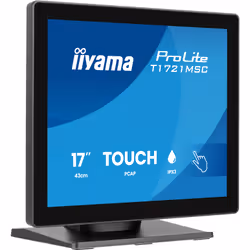 iiyama ProLite T1721MSC-B3 Monitor 17 pollici SXGA TN touch screen Nero - Vista aggiuntiva 3