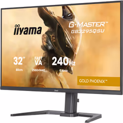 iiyama G-MASTER GB3295QSU-B1 Monitor PC 80 cm (31.5") 2560 x 1440 Pixel Quad HD LED Nero - Vista aggiuntiva 2