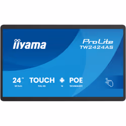 iiyama TW2424AS-B3P visualizzatore di messaggi Pannello piatto interattivo 60,5 cm (23.8") Wi-Fi 450 cd/m² Full HD Nero Touch screen Processore integrato Android 24/7 - Vista aggiuntiva 2