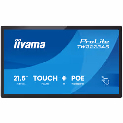 iiyama ProLite TW2223AS-B3P Monitor PC 54,6 cm (21.5") Touch screen - Vista aggiuntiva 3