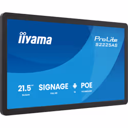 iiyama ProLite S2225AS-B1P Pannello piatto per segnaletica digitale 54,6 cm (21.5") LCD Wi-Fi 500 cd/m² Full HD Nero Processore integrato Android 14 24/7 - Vista aggiuntiva 3