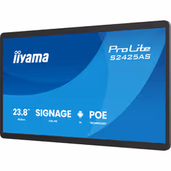 iiyama ProLite S2425AS-B1P Pannello piatto per segnaletica digitale 60,5 cm (23.8") LCD Wi-Fi 500 cd/m² Full HD Nero Processore integrato Android 14 24/7 - Vista aggiuntiva 4