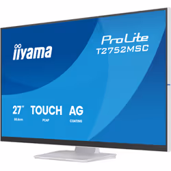 iiyama ProLite T2752MSC-W1AG Monitor PC 68,6 cm (27") 1920 x 1080 Pixel Full HD LCD Touch screen Bianco - Vista aggiuntiva 4