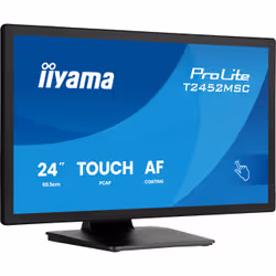 iiyama ProLite T2452MSC-B2 Monitor PC 61 cm (24") 1920 x 1080 Pixel Full HD Touch screen - Vista aggiuntiva 2