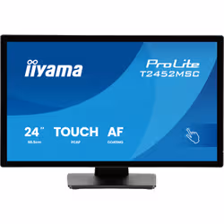 iiyama ProLite T2452MSC-B2 Monitor PC 61 cm (24") 1920 x 1080 Pixel Full HD Touch screen - Vista aggiuntiva 3