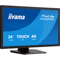 iiyama ProLite T2452MSC-B2AG Monitor PC 61 cm (24") 1920 x 1080 Pixel Full HD Touch screen - Vista aggiuntiva 2