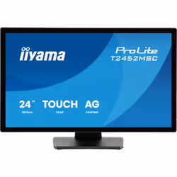 iiyama ProLite T2452MSC-B2AG Monitor PC 61 cm (24") 1920 x 1080 Pixel Full HD Touch screen - Vista aggiuntiva 3