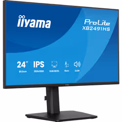 iiyama ProLite XB2491HS-B1 Monitor PC 60,5 cm (23.8") 1920 x 1080 Pixel Full HD LCD Nero - Vista aggiuntiva 5