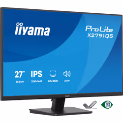iiyama ProLite X2791QS-B1 Monitor PC 68,6 cm (27") 2560 x 1440 Pixel Quad HD LED Nero
