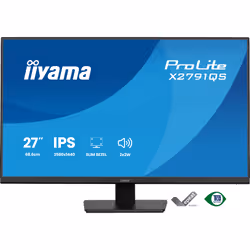 iiyama ProLite X2791QS-B1 Monitor PC 68,6 cm (27") 2560 x 1440 Pixel Quad HD LED Nero - Vista aggiuntiva 2