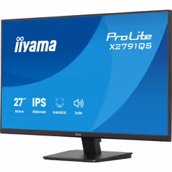 iiyama ProLite X2791QS-B1 Monitor PC 68,6 cm (27") 2560 x 1440 Pixel Quad HD LED Nero - Vista aggiuntiva 6