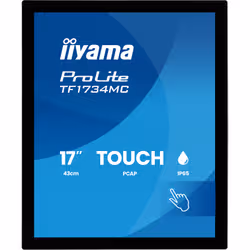 iiyama ProLite TF1734MC-B8X Monitor PC 43,2 cm (17") 1280 x 1024 Pixel Touch screen - Vista aggiuntiva 4