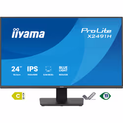 iiyama ProLite X2491H-B1 Monitor PC 60,5 cm (23.8") 1920 x 1080 Pixel Full HD LCD Nero - Vista aggiuntiva 2