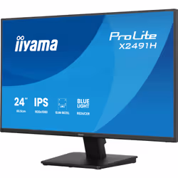 iiyama ProLite X2491H-B1 Monitor PC 60,5 cm (23.8") 1920 x 1080 Pixel Full HD LCD Nero - Vista aggiuntiva 5