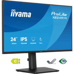 iiyama ProLite XB2491H-B1 Monitor PC 60,5 cm (23.8") 1920 x 1080 Pixel Full HD LCD Nero