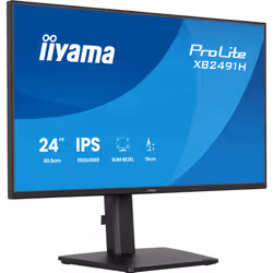 iiyama ProLite XB2491H-B1 Monitor PC 60,5 cm (23.8") 1920 x 1080 Pixel Full HD LCD Nero - Vista aggiuntiva 5