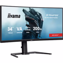 iiyama G-MASTER GCB3484WQSU-B2 Monitor 34 pollici UWQHD VA 200 Hz curvo 21:9 Nero - Vista aggiuntiva 2