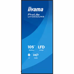 iiyama LH10552UWS-B1AG visualizzatore di messaggi Design chiosco 2,66 m (104.6") LCD Wi-Fi 500 cd/m² UltraWide 5K HD Nero Processore integrato Android 24/7 - Vista aggiuntiva 3