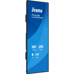 iiyama LH10552UWS-B1AG visualizzatore di messaggi Design chiosco 2,66 m (104.6") LCD Wi-Fi 500 cd/m² UltraWide 5K HD Nero Processore integrato Android 24/7 - Vista aggiuntiva 4