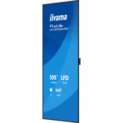 iiyama LH10552UWS-B1AG visualizzatore di messaggi Design chiosco 2,66 m (104.6") LCD Wi-Fi 500 cd/m² UltraWide 5K HD Nero Processore integrato Android 24/7 - Vista aggiuntiva 5