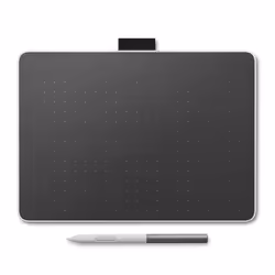 Wacom Intuos One Small, Con cavo e senza cavo, 152 x 95 mm, USB/Bluetooth, Penna, Grigio, Bianco, Windows® 10 or later macOS  ...