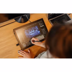 Wacom DTK168K0B tavoletta grafica Nero 345 x 215 mm USB - Vista aggiuntiva 5