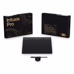 Wacom Intuos Pro Medium – 2025 tavoletta grafica Nero 263 x 148 mm USB/Bluetooth - Vista aggiuntiva 5