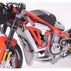 Tamiya Ducati Desmosedic Modellino di moto Kit di montaggio 1:12 - Vista aggiuntiva 4