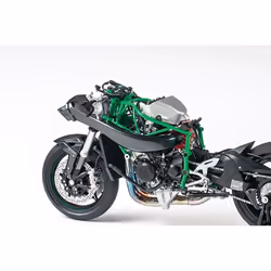 Tamiya Kawasaki Ninja H2R Modellino di moto Kit di montaggio 1:12 - Vista aggiuntiva 6