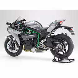 Tamiya Kawasaki Ninja H2 Carbon Modellino di moto Kit di montaggio 1:12 - Vista aggiuntiva 4