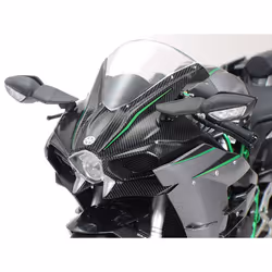 Tamiya Kawasaki Ninja H2 Carbon Modellino di moto Kit di montaggio 1:12 - Vista aggiuntiva 6