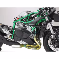 Tamiya Kawasaki Ninja H2 Carbon Modellino di moto Kit di montaggio 1:12 - Vista aggiuntiva 7